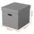 Esselte Home gray cube storage box dimensions