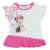 Disney rövid ujjú Kislány ruha - Minnie Mouse #fehér-rózsaszín - 74-es méret 30490729}