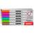 Kores K-Marker whiteboard marker set, 6 different colors, 1-3 mm chisel tip