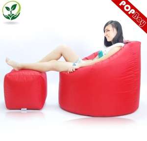 Grande XXXL Babzsák + Ajándék puff #piros 30329483