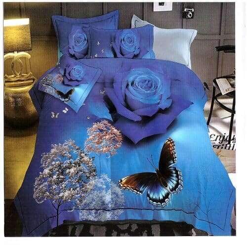 rózsa és pillangó ágynemű 7 részes