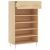 vidaXL sonoma tölgy színű szerelt fa cipőszekrény 60 x 35 x 105 cm 116790750