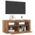 vidaXL antik fa színű szerelt fa TV-szekrény LED-ekkel 90x35x40 cm 117290197