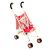 Annabell folding doll stroller with pink floral pattern and doll