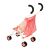 Angled view of Baby Annabell Foldable Doll Stroller