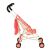 Side view of Baby Annabell Pink Doll Stroller