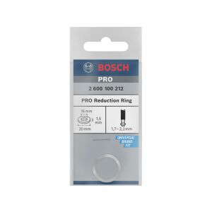 Redukčný krúžok Bosch PRO 20/16 x 1,5 mm, pre kotúče na kotúčové píly, univerzálne prispôsobenie značky - Nástroj