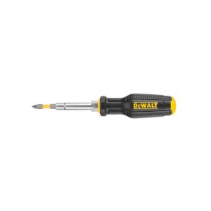 DEWALT 5-in-1 screwdriver, black and yellow, with magnetic tip - Hand tool