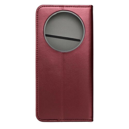 Xiaomi Redmi 14C / Redmi A4 / Poco C75 bordó Smart Magneto flip tok kártyatartóval és mágneszárral