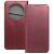 Xiaomi Redmi 14C / Redmi A4 / Poco C75 bordó Smart Magneto flip tok kártyatartóval és mágneszárral, nyitott és zárt nézet