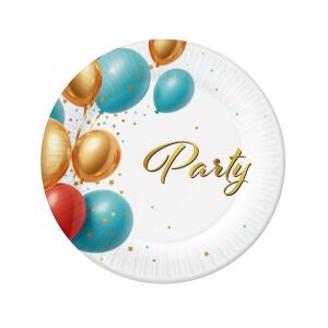 Party-Pappteller, 18 cm - 6 Stück 116899564 - Godan