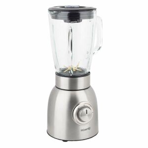 H.Koenig multifunkcionális turmixgép, MXK32, 1,5 l, titán penge, jégzúzás, rozsdamentes acél, beosztásos üvegtartály, 1000 W, 2 sebesség, impulzus funkció, rozsdamentes acél