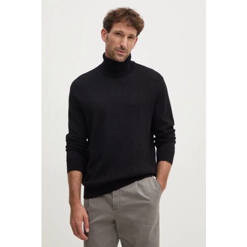 Armani Exchange Herrenpullover mit schwarzem Rollkragen