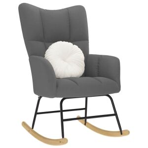 vidaXL balansoar gri închis din material textil cu pernă - Scaune balansoare