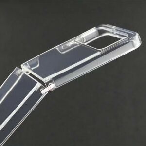 Samsung Z Flip 6 átlátszó TPU tok, ferde nézet - Cellect