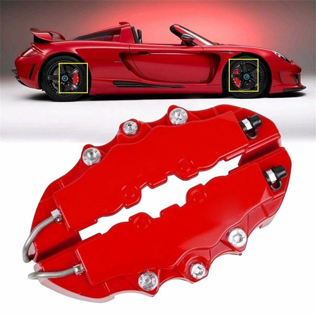 Комплект от 2 орнамента за спирачен апарат, размер L, цвят червен