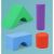 Blocuri de construcție din spumă EVA Flippy, forme geometrice, jucărie colorată