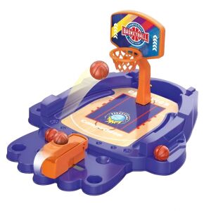 Interaktív mini kosárlabda társasjáték gyerekeknek, Flippy, labdák mellékelve, 25,5x19,5x13,5 cm, lila