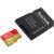 Memóriakártya, 256 GB, MicroSDXC - SanDisk Extreme Plus (SDSQXBD-256G-GN6MA) - szürke 116944845