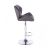 Elegantná barová stolička - 1 ks - Čierna 116950404