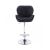Elegantná barová stolička - 1 ks - Čierna 116950404