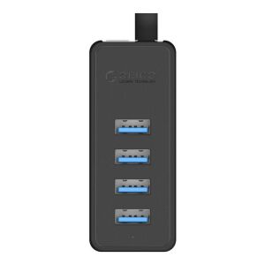 Orico W5P-100 USB 3.0 Hub, 4 port USB-A hub, fekete - Orico