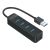 Orico TWU3 czarny hub USB z 4 portami USB-A 3.0