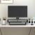 vidaXL szürke tömör fenyőfa monitorállvány 60x27x14 cm 117126355