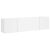 vidaXL 2 db fehér falra szerelhető TV-szekrény 80 x 30 x 41 cm 118077682