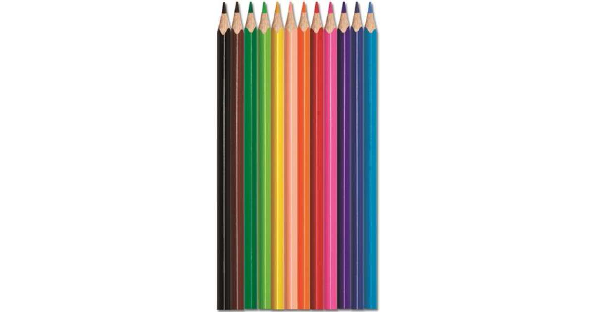 Buntstiftset, dreieckig, MAPED "Color`Peps Star", 12 verschiedene Farben - 12 Stück/Set 40658165