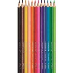 Maped Color`Peps Star 12-piece colored pencil set, soft, triangular, assorted colors - Pen & Pencil