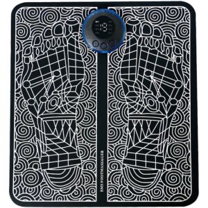 S DEPOT EMS talpmasszírozó elektrostimulációval a keringés javítására, fekete - Szépség & Egészség