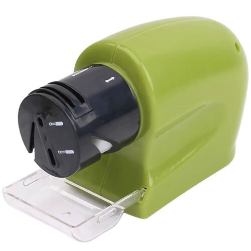 S DEPOT® elektromos késélező, zöld, akkumulátoros