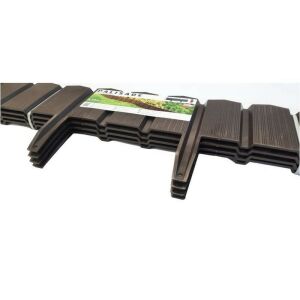 Leszúrható ágyásszegély - barna ( 4db) 117190920 - Ágyásszegély