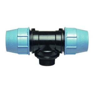 Unidelta KPE T idom külső menettel 25x1x25 117191718 - Unidelta