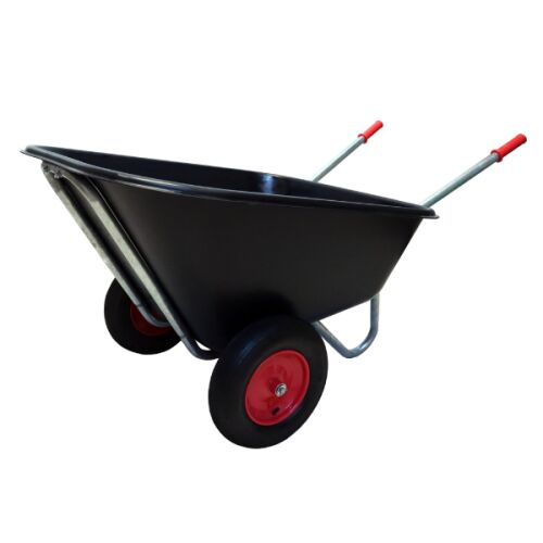 Kétkerekű kerti talicska 280L, fekete 150kg teherbírás 117293519