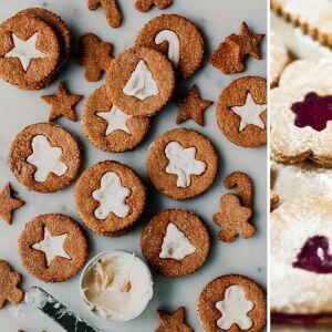 9db Karácsonyi Linzer Sütivágók Készlet, Rozsdamentes Acél Kekszformák Ünnepi Sütéshez 117301239 - Sütemény kiszúró