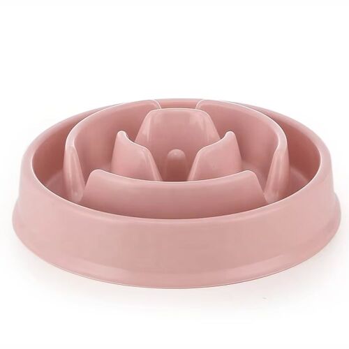 Tál lassan táplálkozó kutyáknak Pufo Slow Feeder, 20 cm, rózsaszín 117304197