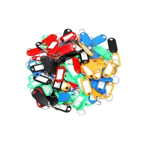 100 db Színes Kulcstartó Címke - Praktikus Kulcsrendszerező 133301407