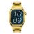 Maxcom FW65 Iron S gold Smartwatch mit Metallgehäuse, AMOLED-Display, Herzfrequenz- und Blutdruckmesser