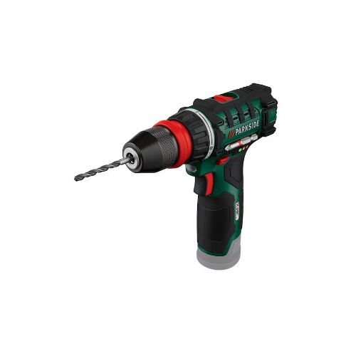 PARKSIDE 12V akkus fúró-csavarozó PBSA 12 E4 akkumulátor nélkül, ferde nézet