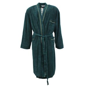 TAMER férfi fürdőköpeny SM-P oversize, 3XL Sötétzöld 117344440 - Férfi köntös
