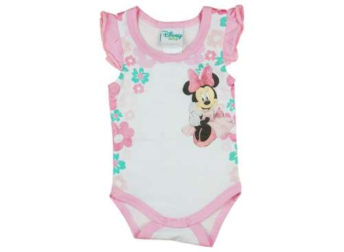 Disney ujjatlan Body - Minnie Mouse #fehér-rózsaszín - 56-os méret 30390010