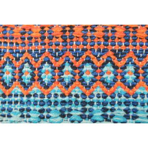 Detail väzby koberca Bakero Kelim Saffron 18 multi - Bakero