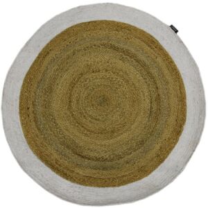 Felülnézet a Bakero Roberta kerek juta szőnyegről - Bakero