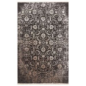 Teljes nézet a Bakero Cordoba klasszikus antracit és bézs szőnyegről - Bakero