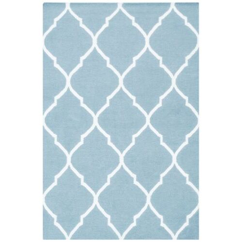 Bakero Kelim Caroline világoskék szőnyeg marokkói mintával
