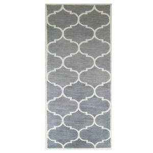 Dywan Bakero Florida srebrny biegacz (78x244 cm), wzór marokański - Dom i ogród