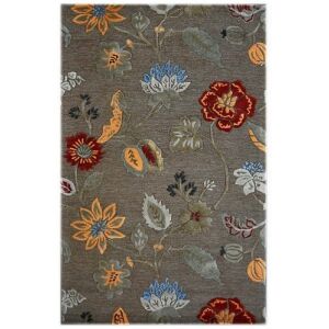 Bakero Flowers 1510 barna szőnyeg virágmintával, 153x244 cm - Bakero