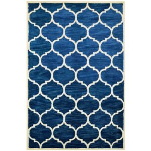 Bakero Florida sötétkék szőnyeg marokkói mintával, 250x300 cm - Bakero